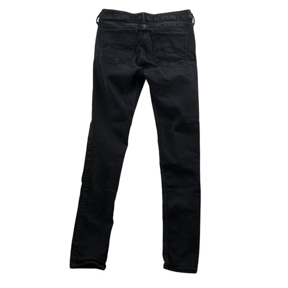 Abercrombie & Fitch Womens Jeans Size 6S Super Skinny Black Denim Casual Ankle - Picture 2 of 16